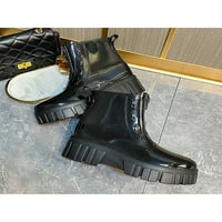 Welliumy Dame Rain Boots Mid CALF vodootporna platforma za čizmu radne cipele vlažnog vremenskih vrtnog