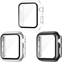[3-pack] Kaljev stakleni slučaj za Apple Watch seriju - Šokirani branik zaštitni štitnik ugrađen u ekranu