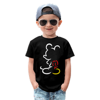 Mickey Mouse Ležerne prilike za kratki rukav majica kratkih rukava Poklon za odmor Poklon za porodični
