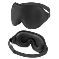 Travel 3D maska ​​za oči Slepe Mekane podstavljene prekrivač za sjenilo Relo za spavanje