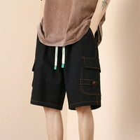 B91XZ MENS košarkaške kratke hlače Ljeto muške kratke hlače Elastične strupne crteže Ležerne prilike