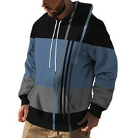 NJSHNMN grafički duksevi veliki i visoki muški kapuljač grafički pulover