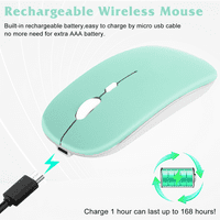 2.4GHz i Bluetooth punjivi miš za CoolPad Cool Pro Bluetooth bežični miš za laptop MAC iPad Pro Computer