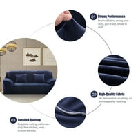Debeli baršunasti kauč na kauču za sjedenje čiste boje Sofa zaštitnik bez klizanja Kauč Poklopac jednostavan