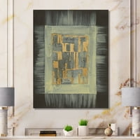 Art DesimanArt Zlatna geometrijska tapiserija II Moderna i tranzicijska galerija - omotana platna -