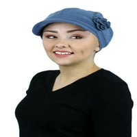Žene šešir Newboy CAP fleece zimske glave raka Dame Dame Chemo Hat Cabbie Glave za glavu Brighton