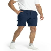 Muške hlače za planinarske pantalone od 33.000ft, brzo suhostezanje Zip-Off lagane teretne hlače za