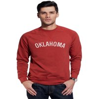 Daxton Oklahoma Duks atletski fit pulover Crewneck Francuska Terry tkanina, dukserica za začin Bijela
