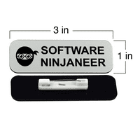 Softver Ninjaneer 3 Značka oznaka imena, crvena
