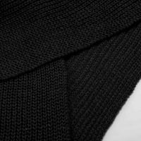 Cuekondy džemper za žene jesen zimske dugih rukava V-izrez unaprijed, pulover u boji, pulover ženske