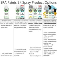 Za Saturn tačan meč Aerosol Sprej za dodir Dodirnite Boja 2K Clearcoat Primer i Pro Prep komplet - Odaberite boju