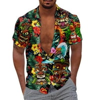 Duga bluza Komforan i trendi stil drveni man uzorak 3D digitalni tisak ležerna majica kratkih rukava