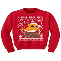 Newkward Styles Ruly Xmas džemper za dječake Dječje Djeca Omladina Slatka božićna traka s morskim psima