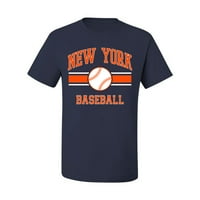 Wild Bobby Grad New York Baseball Fantasy Fan Sports Muška majica, mornarice, XX-velika