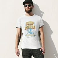 Surf Jahači Beach Club Muška grafička majica Vintage kratki rukav Sport Tee White 2xl