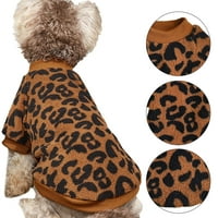 Pajamas Leopard Print Big Dog Pajamas Jump-težinski pulover Onesie Potpuni pokriveni pas PJS
