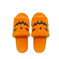 Halloween Papuče za muškarce HOUND FURRY ELK PUMPKIN PUVNI LIPRES Neklizajuća memorijska pjena Crtani kućni cipele