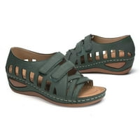 Ženske sandale cipele klinovi flip flops modne kopče sandale Ljetne cipele za žene sandale za žene vojska zelena 7