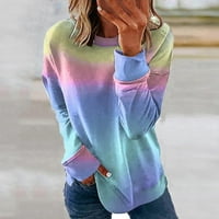 HOMCHY pulover vrhovi za žene Ležerne prilike modne pulover s dugim rukavima