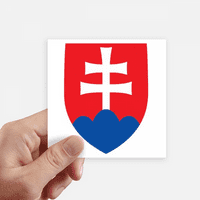 Slovačka EU National Emblem naljepnice Square vodootporne naljepnice za pozadinu