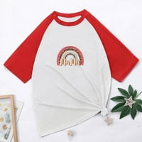 Zunfeo T majice za žene - bluza tiskani pulover vrhovi bez rukava bez rukava Svježe odabrane modne majice