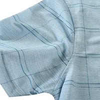 Prednji protok Muški T majica rever vrat Ljeto vrhovi kratki rukav polo majica za rublje Chertel Bluza
