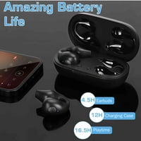 Urban QC True Bežične ušice Bluetooth slušalice Touch Control sa punjenjem Kućište Stereo slušalice u ugrađenom mikrofonu Ugrađena mikrofon Premium duboki bas za Samsung Z - Crni