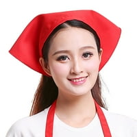 Baccoche chef hat praktična kuhinja radna kapa za radna šešir CHEF kapa Kuhinjski materijal za konobar crveno