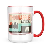 Neonblond USA River River Thornapple - Wisconsin Poklon za ljubitelje čaja za kavu