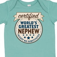 Inktastični certificirani najveći svjetski nećak ne prihvaća nikakvu zamjenu poklon dječji bodysuit