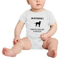 UPOZORENJE: Zaštićeno vizulama pasa smiješnih beba Rompers za bebe odjeću