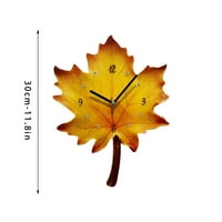 Zidni sat Retro nordijsko perje drveno lišće u obliku perjeh MUTE Creative Fashion Dnevna soba Sat