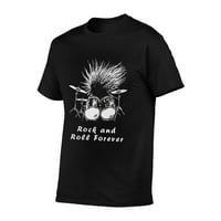 Generic Vintage T-majice Rock and Roll Forever Gildan Muška majica kratkih rukava 180g