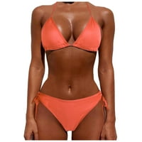 Visoki kupaći kostimi za žene guraju žene dvije setove veličine kupaći kostim bikini od plaže up plus