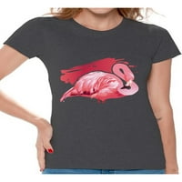 Awkward Styles Flamingo majica za žene Flamingo košulje Pink Flamingo Majica Ženska Flamingo Love Majica
