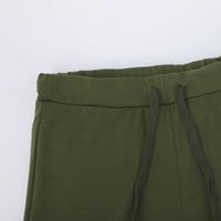 Huaai Capri pantalone za žene Žene Elastične strugove povremene teretne hlače Joggers Yoga hlače džepove