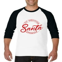 MMF - Muški majice za base na rukavu - ELF certificirani Santa odobreni Xmas