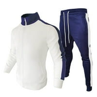 Odijela za muški povremeni sportski patentni zatvarač set Cardigan Boja podudaranje trendovskog postolja
