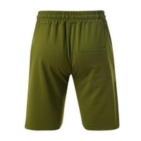 Guvpev modni muški povremeni sportovi jogging elastične kratke hlače hlače hlače - vojska zelena xxl