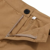 Labakihah Muške hlače Ljetne hlače Pantalone Ležerne prilike Ravne muške multi džep muške hlače kaki