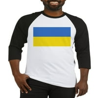 Cafepress - Ukrajinska zastava za bejzbol dres - pamučni bejzbol dres, majica za rukave Raglan