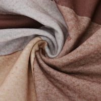 tklpehg ženske dukseve grafičke dame vrhovi V-izrez pulover Duks povremeni vintage etničke tiskane labave