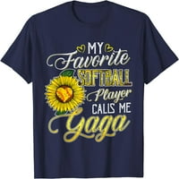 Moj omiljeni softball igrač me zove majica za baku Sunflower