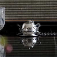 INFUSER TEA Lijepa izgleda stabilna prijenosna nehrđajućeg čelika Čaj za čaj u obliku lista za zalijevanje