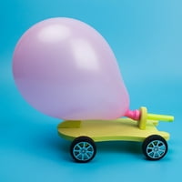 TEBRU Dječji naučni eksperiment Edukativni DIY balon Power Model Model Handermade Montaža igračaka, balonski automobil, DIY ručno rađeni balonski automobil