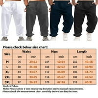 Niveer Men Casual BEAM pantalone za slobodno vrijeme Leasure FIT Dno su čvrste boje jogger pantalone