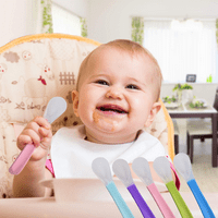 Silikonske kašike za hranjenje za prvu scenu beba i novorođenčad, soft-savet jednostavno na desni i