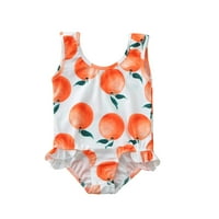 Ljetni kupaći kostimi za kupaći kostim Vedolay Jedno narandžasto ispisano kupaće odijelo, narandžasta