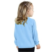 Toddler Baby Girl Boy Soild Plint džemper okrugli vrat dugih rukava pulover Duks kaput jesen zimska odjeća