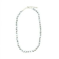 & F Western Charm velike perle ogrlice, srebro - u